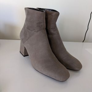 Taupe Zara TRF booties